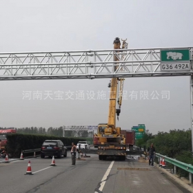 青岛市高速门架标杆厂家_ETC门架标志杆厂家_价格