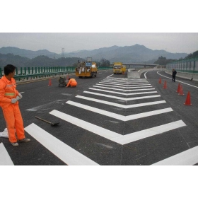 青岛市道路标线厂家_公路划线施工_厂家_价格